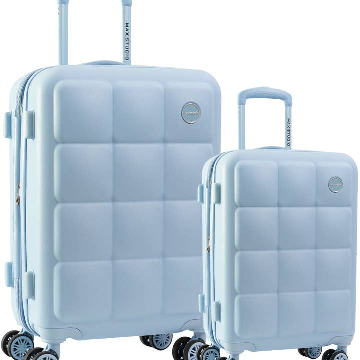 Magid - Wholesale Luggage - Max Studio The Square Embossed ABS 2-Piece Hard-Sided Luggage Set15
