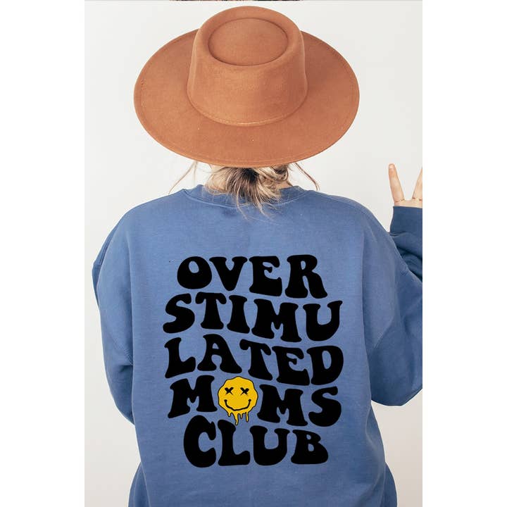 ÖVERSTIMULERADE MOMS CLUB VINTAGE GRAFISKA TRÖJOR för wholesale av Illustrated Society