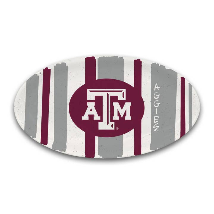 TX A & M 12 ”Oval Randig för wholesale av MAGNOLIA LANE