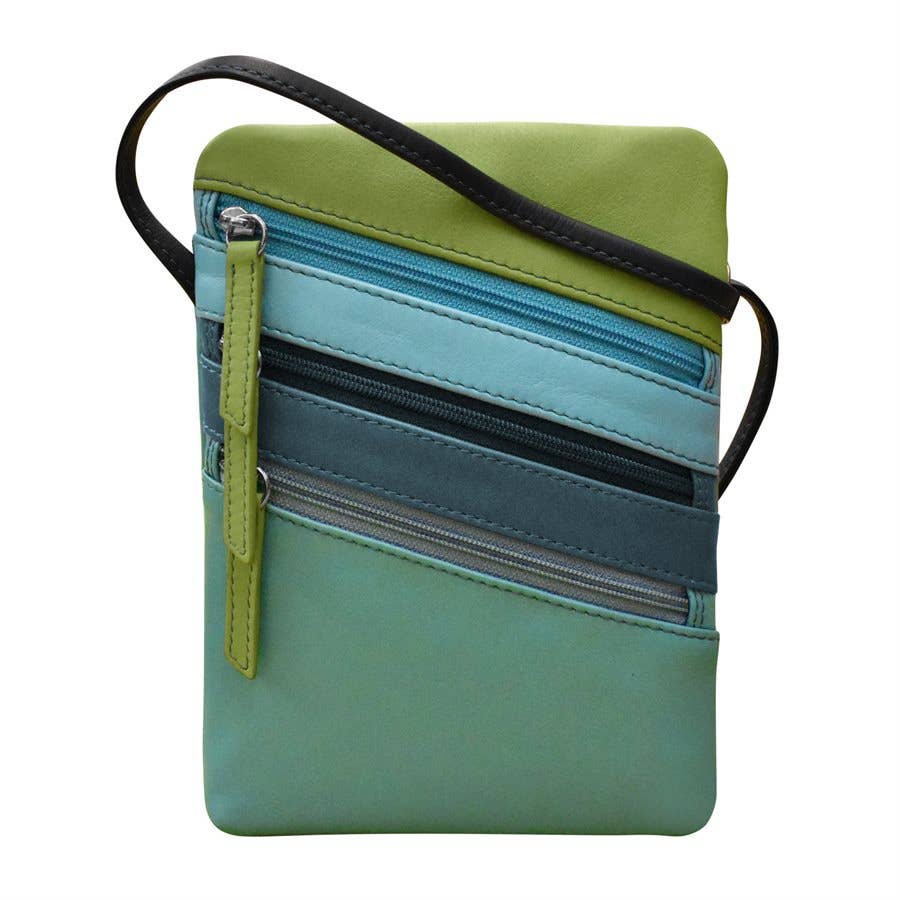 ili New York - Wholesale Crossbody Bag - Women's - 6072 SMALL TRIPLE ZIP CROSSBODY5