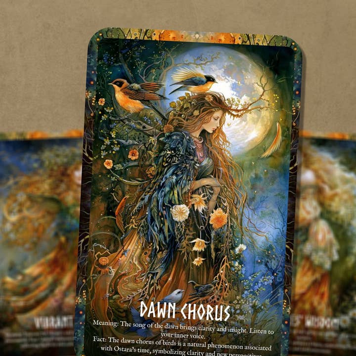 Ibiza Tarot USA - Wholesale Tarot Cards - The Oracle of Ostara - Goddesses of the Equinox - Oracle cards - Nordic Goddess Insights - Divination Tools