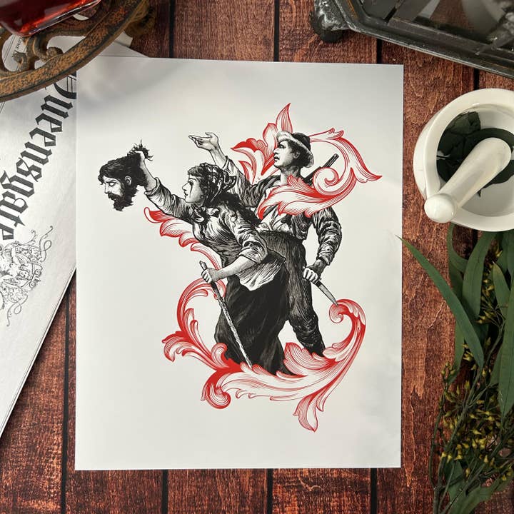 Cyclops and Necromancer Fine Art Print - Gaslamp Fantasy for wholesale by Doc Galahan