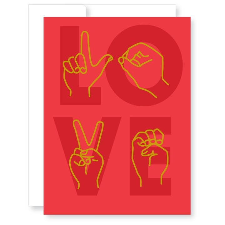 Je t'aime toujours - langue des signes pour la vente par GreatArrow Graphics