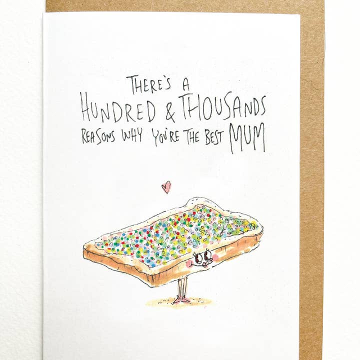Well Drawn – wholesale Mother’s Day card – There's a Hundred and Thousands of Reasons why you're the Best Mum1