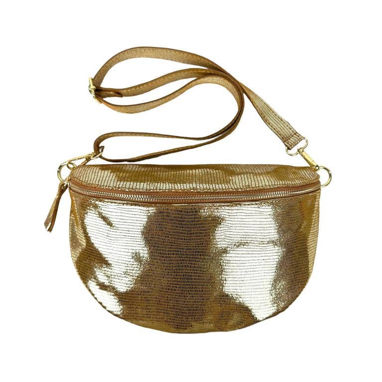 Chenson & Gorett - Wholesale Belt Bag - Women's - Italian Leather Waist Bag with Brilliant Effect and Large Capacity2