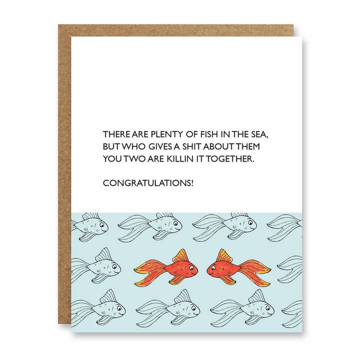 Plenty of Fish Card for wholesale by Boo To You