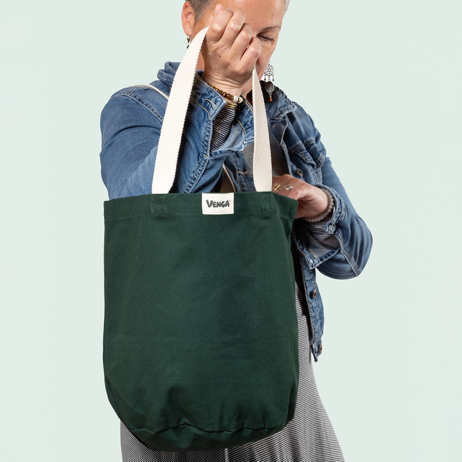 Ecodis - Grand Beau - Wholesale Draagtas - Dames - City shopper van biologisch katoen - Venga2