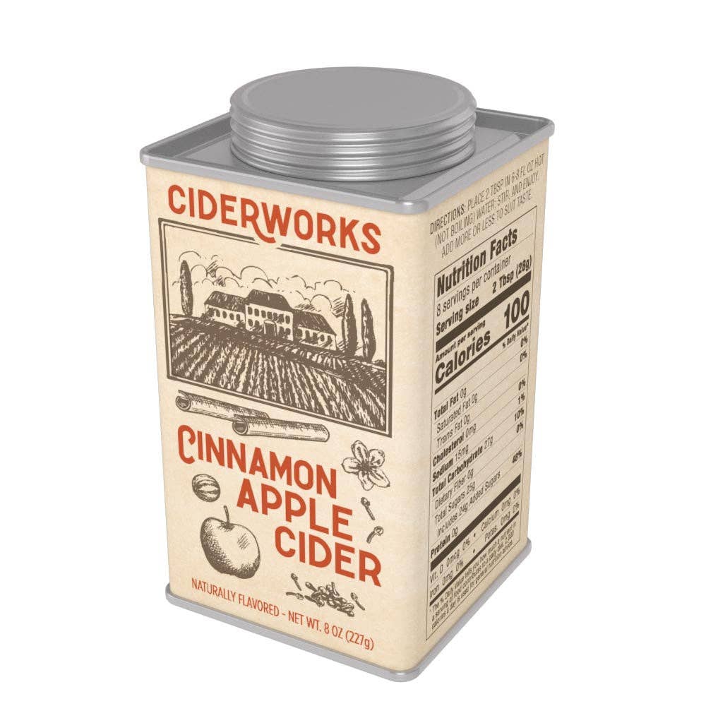 McSteven's - Wholesale Apple Cider - Ciderworks Cinnamon Spiced Apple Cider Mix (8oz Tins)11