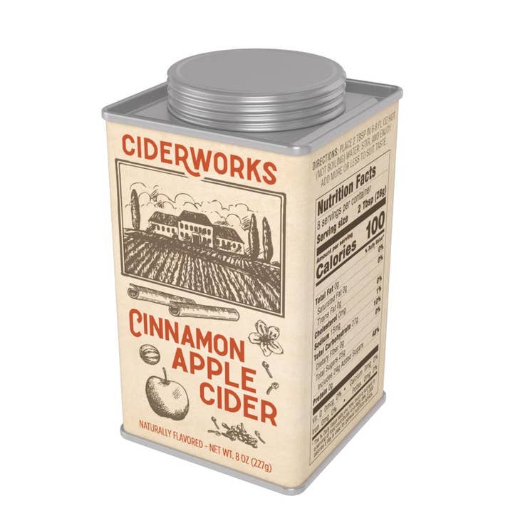 McSteven's - Wholesale Apple Cider - Ciderworks Cinnamon Spiced Apple Cider Mix (8oz Tins)11