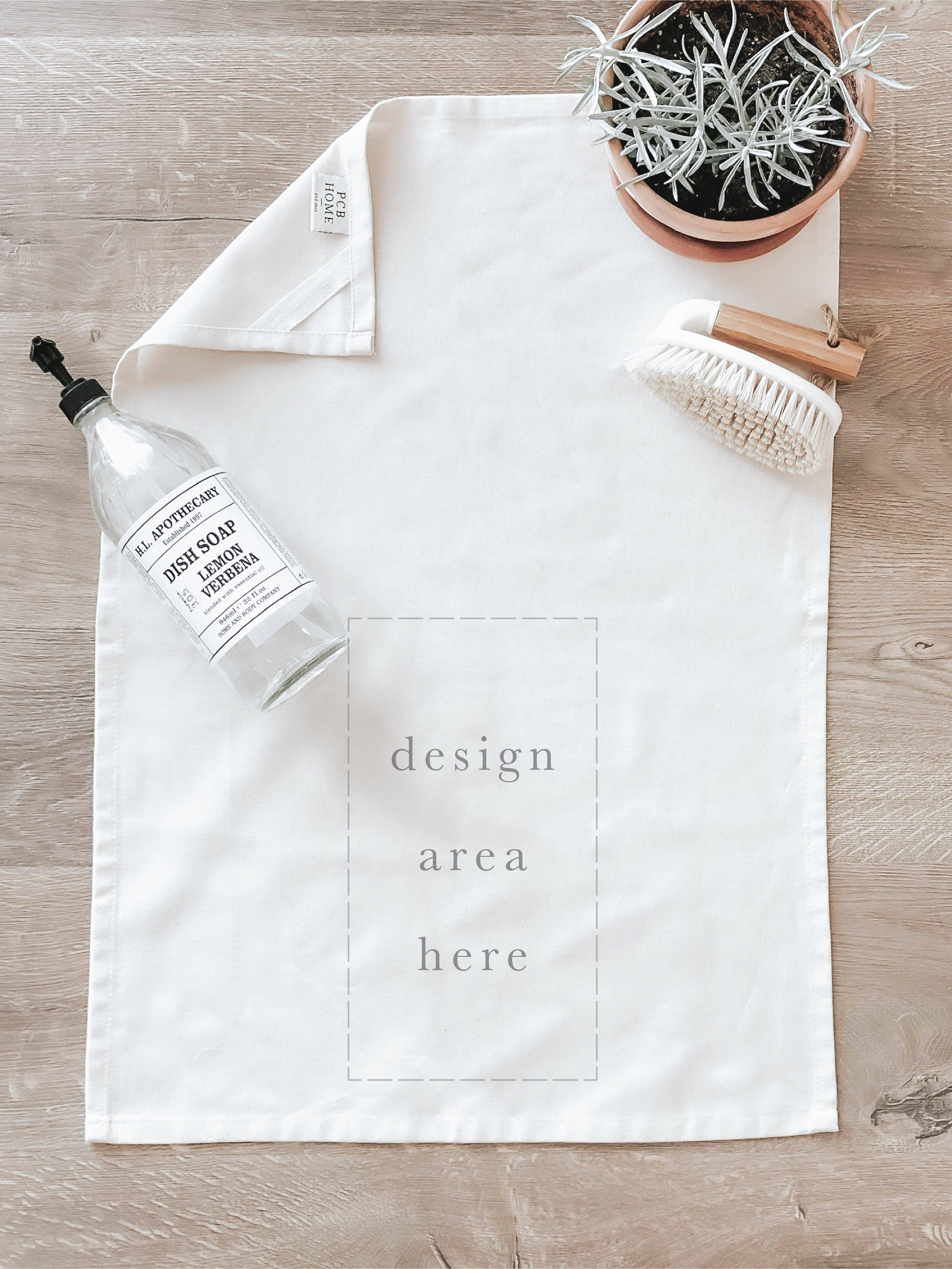 DWELL Home Shoppe - Wholesale Tea Towel - Your Custom Design! Kitchen Towel1