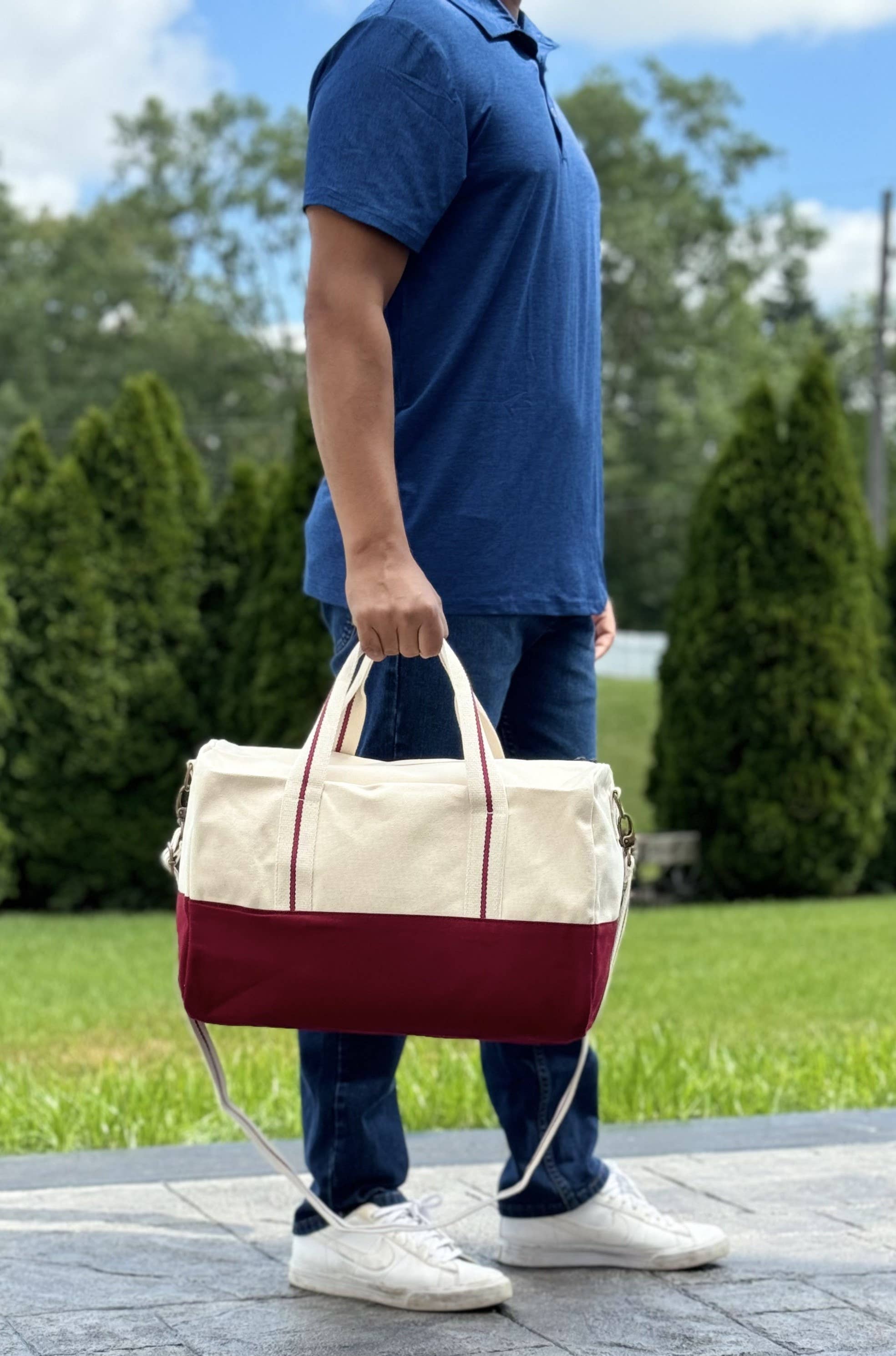US Bags - Wholesale Weekender Bag - Unisex - Heavy Duty Canvas Carry-on Duffle Bag | Weekender Travel1