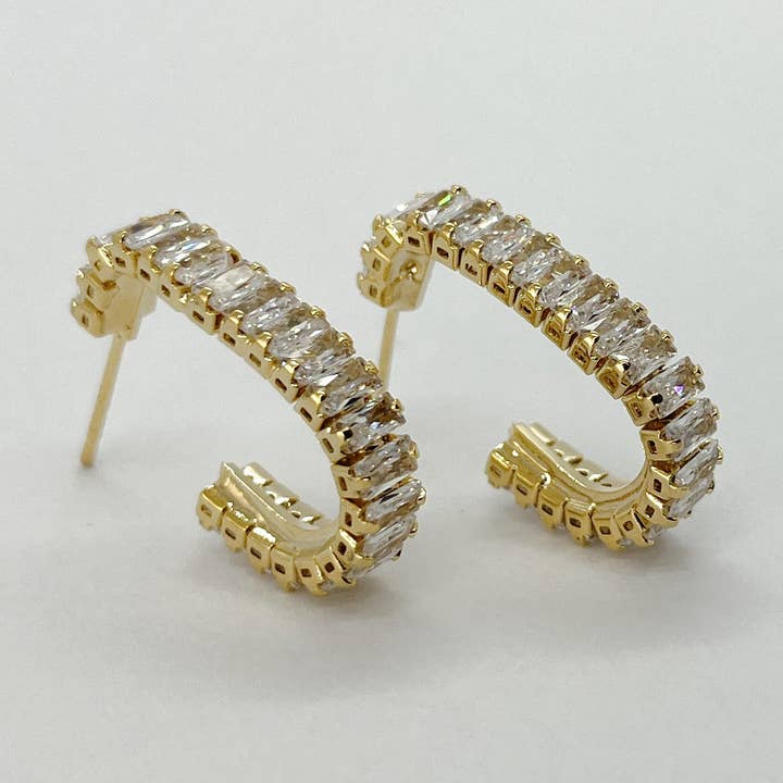 GYLLENE TIMME ÖRHÄNGEN för wholesale av Suncova Jewellery