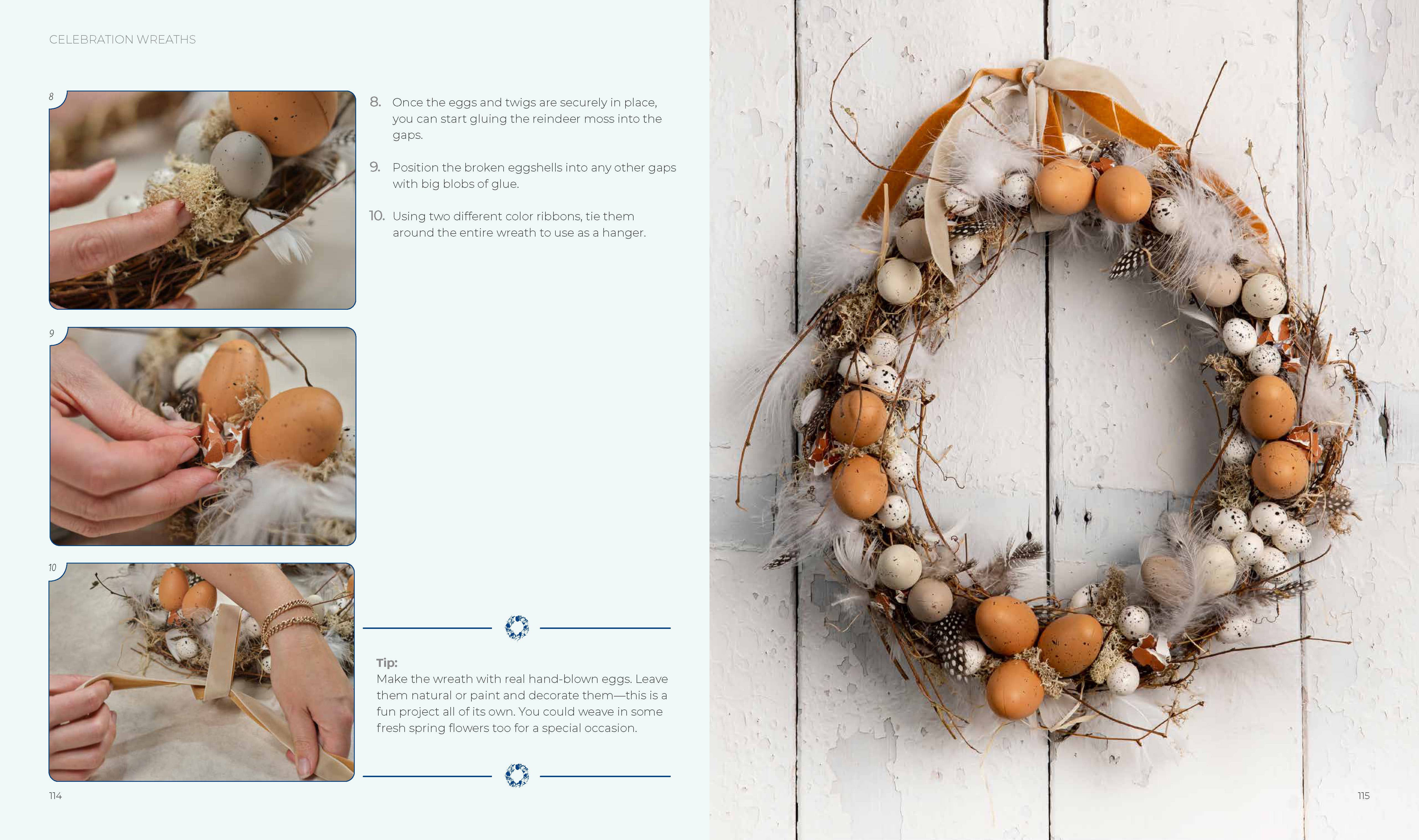 Schiffer Publishing – Crafts, Hobbies & DIY por atacado – Grinaldas: frescas, folhagens, forrageadas e artificiais6