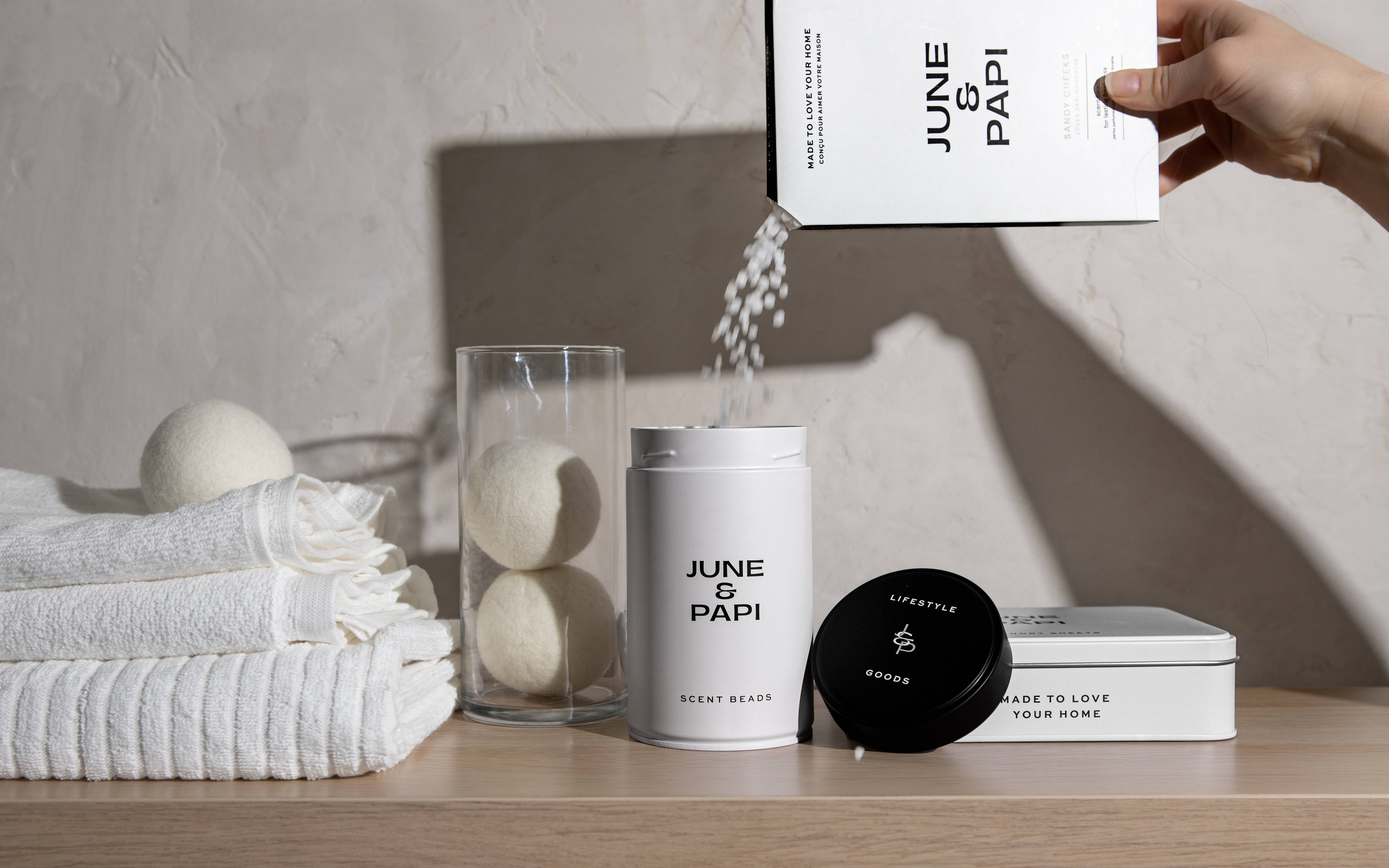 June & Papi - Venta al por mayor Cápsulas/ polvos de detergente para ropa - Kit de inicio4