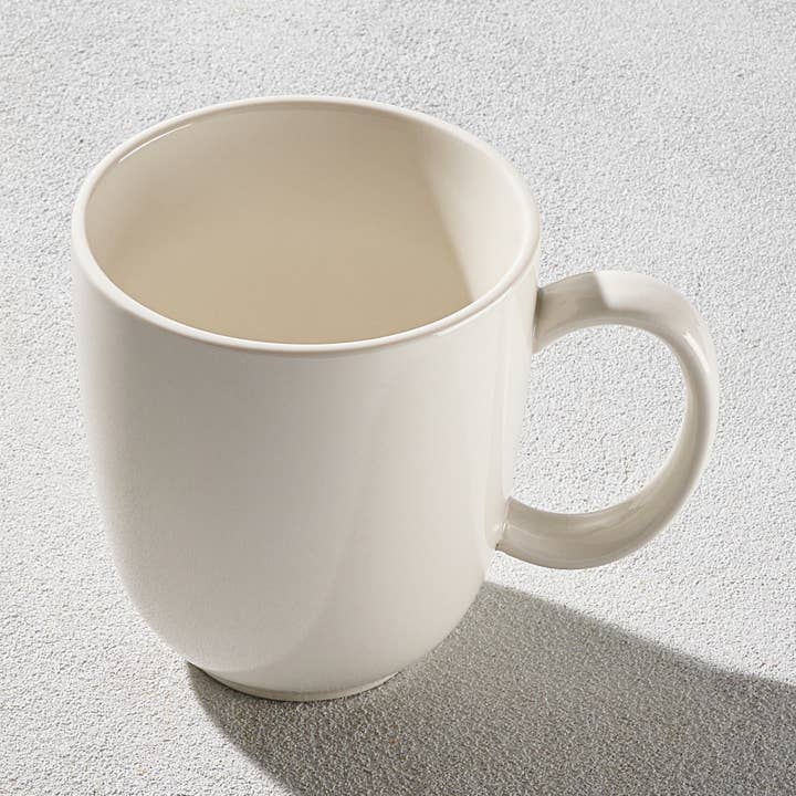 Trudeau- Mercerie White Mug 12 Oz for wholesale by Kadra Kitchenware