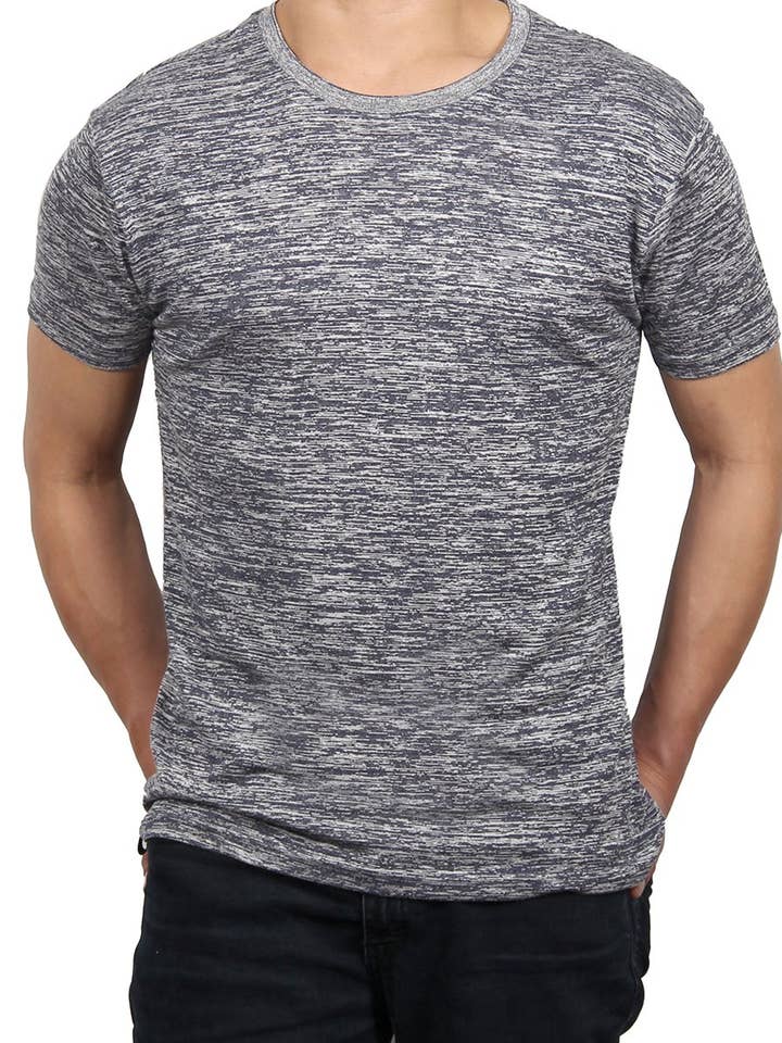 SLUSH STRIPE JERSEY SS CREW SKU: W1100-0214ST for wholesale by Dikotomy