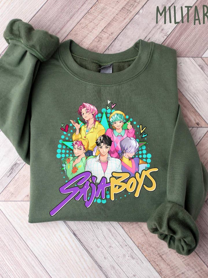 SONDO DESIGN LTD - Wholesale T-Shirt (Graphic) - Women's - Saja Boys Kpop Demon Hunters Shirt, Kpop Fan Gift Sweater4