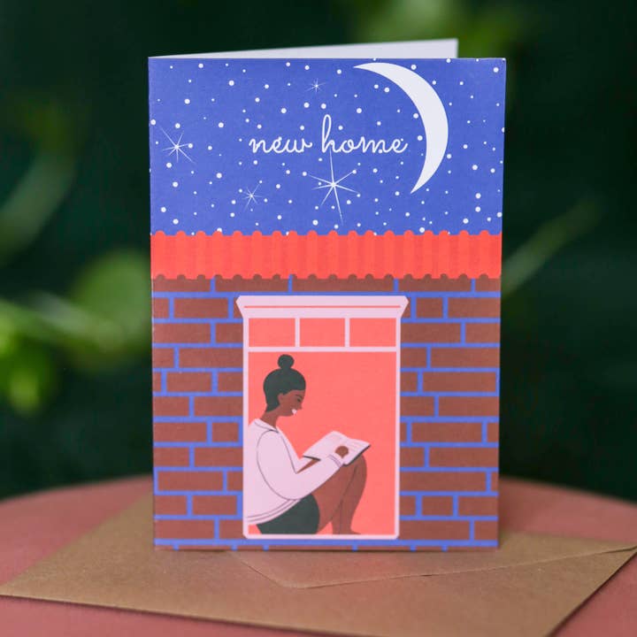 Nina Bombina - Wholesale Gewone wenskaart - Nieuwe Home-kaart (oude huisstijl)
