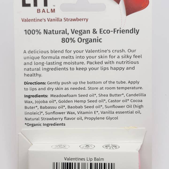 LYF BRANDS - Wholesale Lip Balm - LYF Balm - World's Best 100% Natural Vegan Lip Balm - Valentine's1
