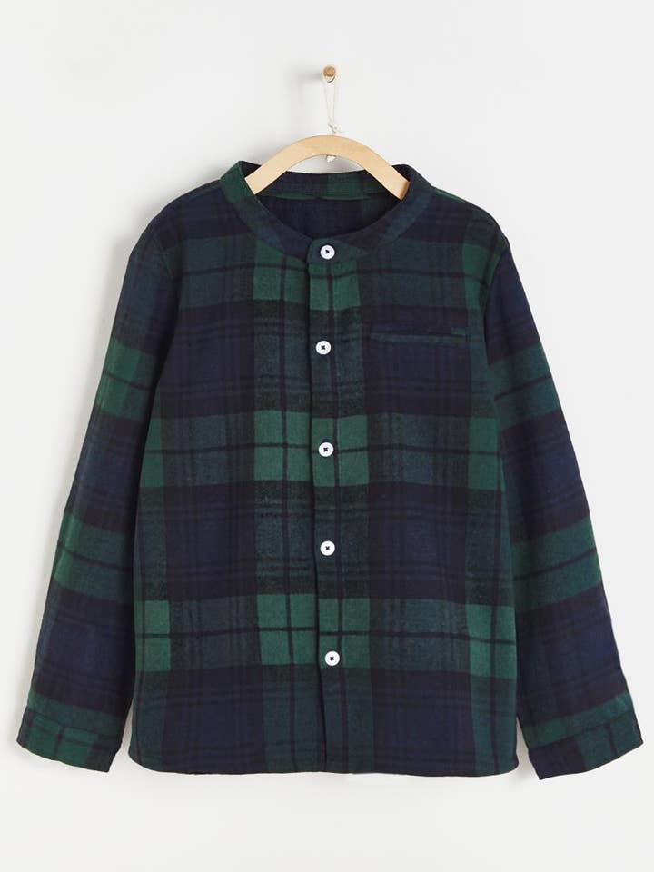 Christmas Button-front Shirt for wholesale by babycottons