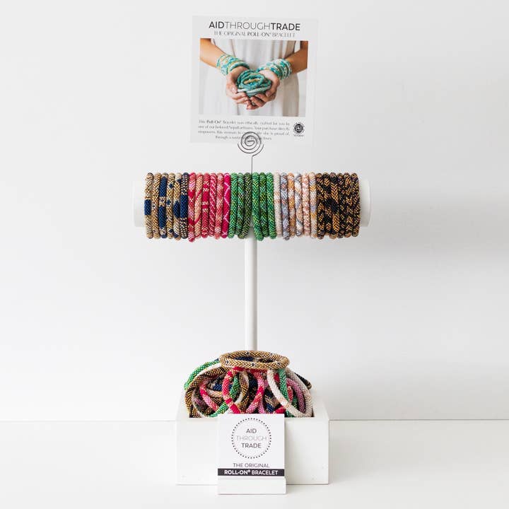 Aid Through Trade - Wholesale Jewelry Set - The Original Roll-On® Bracelet Annapolis - Set of 12