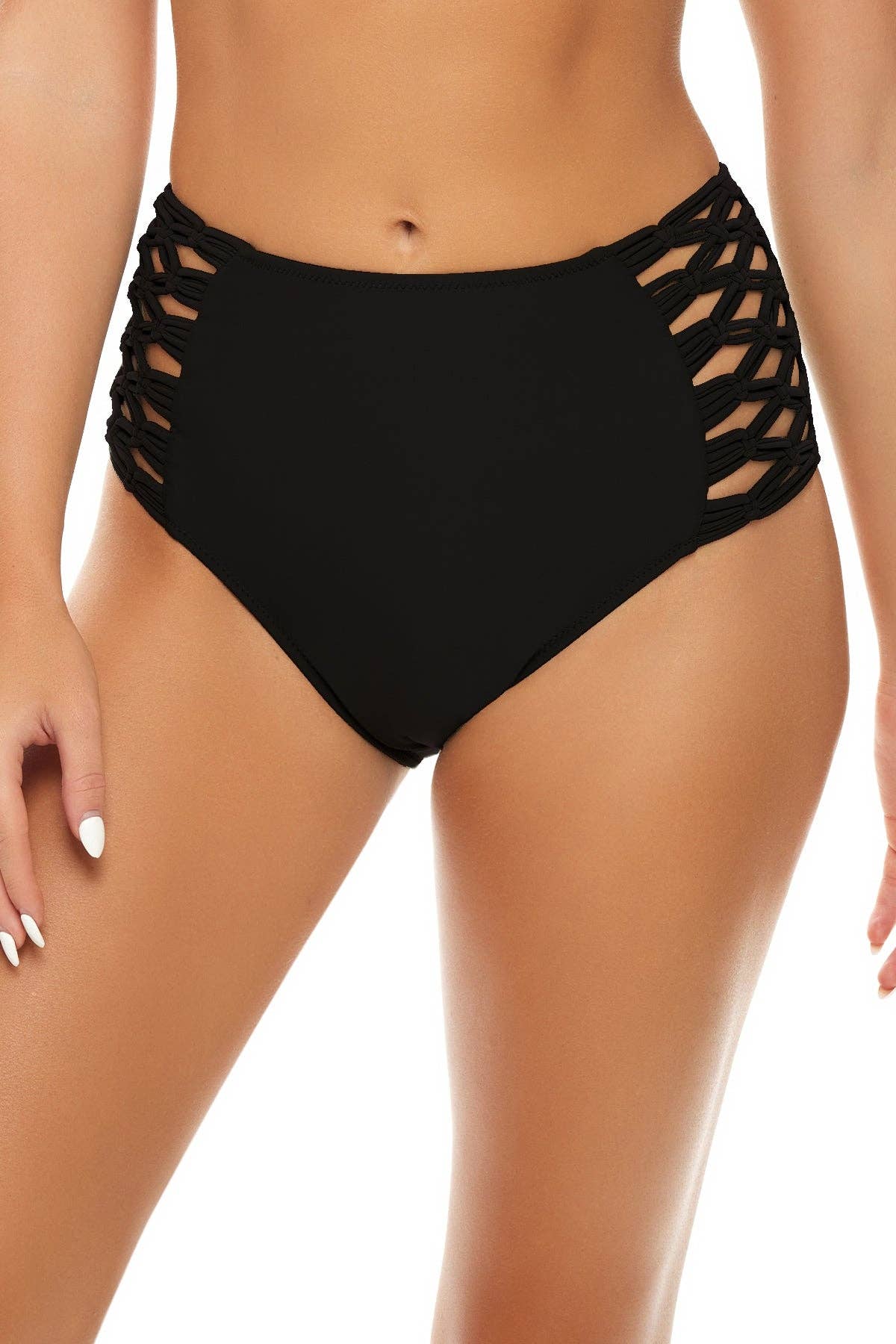 H2oh Colours - Wholesale Swim Bottoms - Women's - Mykonos Macrame Bottom1