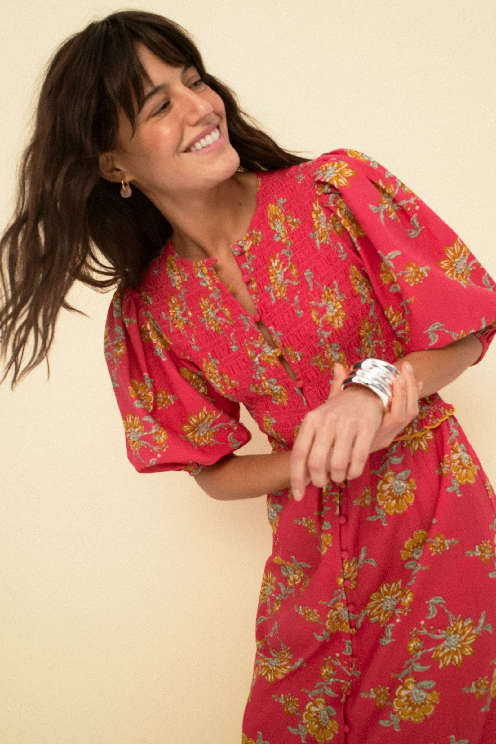 Sonmer Shop USA - Wholesale Dress - Women's - Magnolia dress cherry2