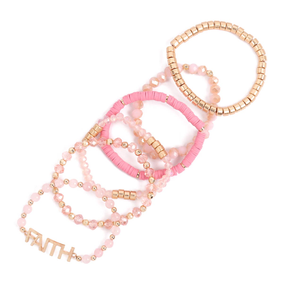 MYS Wholesale Inc - Vente Bracelets à breloques/pendentifs - Bracelet à breloques « Faith » en perles mélangées14