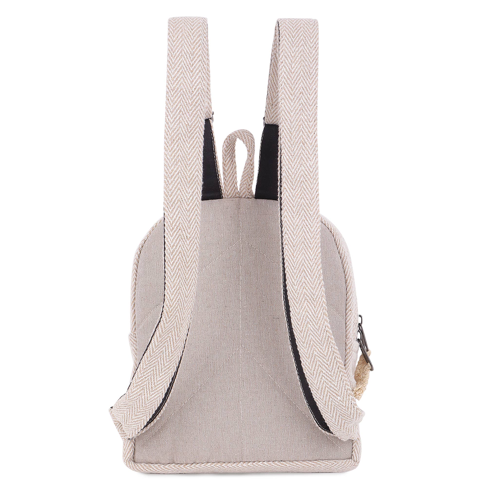 Lungta Imports - Wholesale Backpack - Women's - Handmade Lightweight Natural Hemp Himalayan Nepal Minipack6