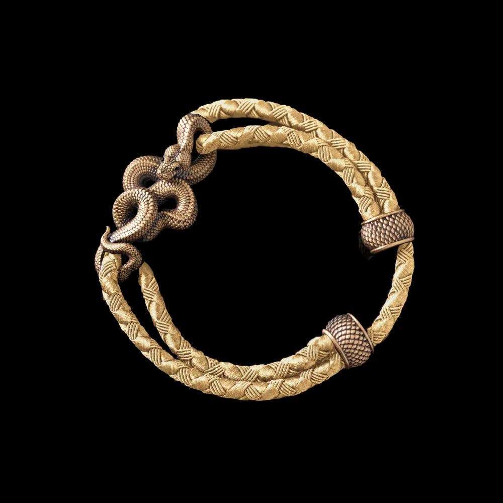 Coppertist.wu - Wholesale Woven/Braided Bracelet - Tree Boa Rope Bracelet - Brass19