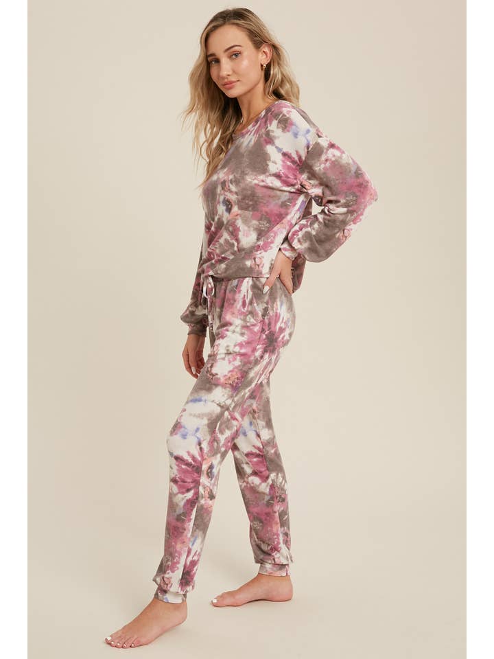 Bluivy - Wholesale Lounge Sweatpants/Joggers - Women's - TIE-DYE JOGGER PANTS