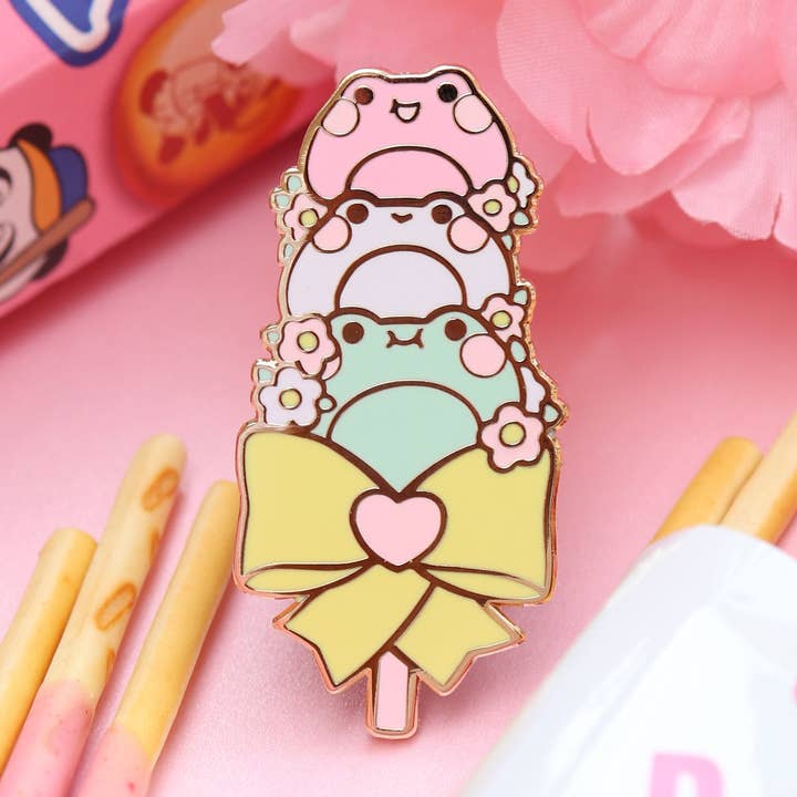 Frog Dango Pin for wholesale by LoveAprilMoon