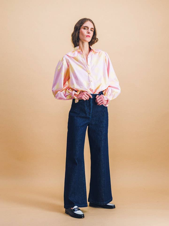 Jean Baptiste in denim grezzo per la vendita all'ingrosso da parte di Elise Chalmin