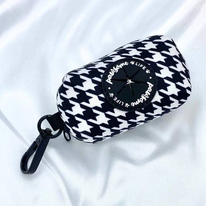 Chic Houndstooth Poop Väska Hållare för wholesale av Pawsome Life
