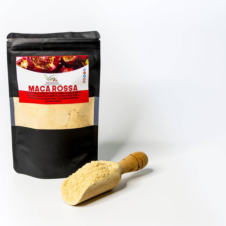 Cibobenessere – wholesale Protein-/superfoodpulver – ORGANIC MACA TRIO (gul, röd, svart)