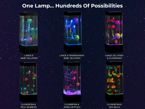 JINX LUMINOUS JELLYFISH - Wholesale Night Light - Jinx Luminous Jellyfish Mood Lamp56