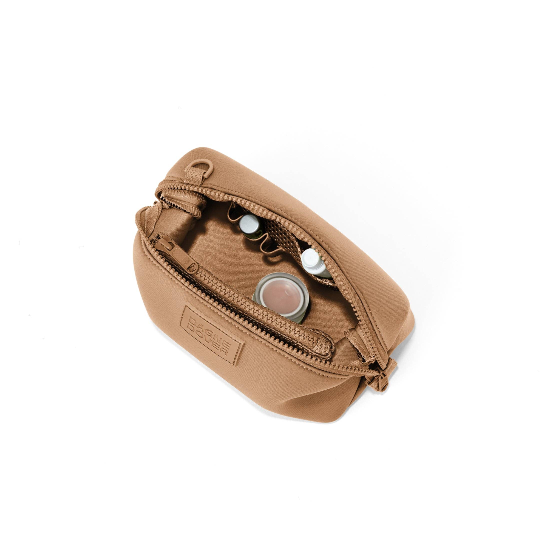 Dagne Dover - Wholesale Toiletry Bag - Women's - Hunter Toiletry Bag in Camel, Small6