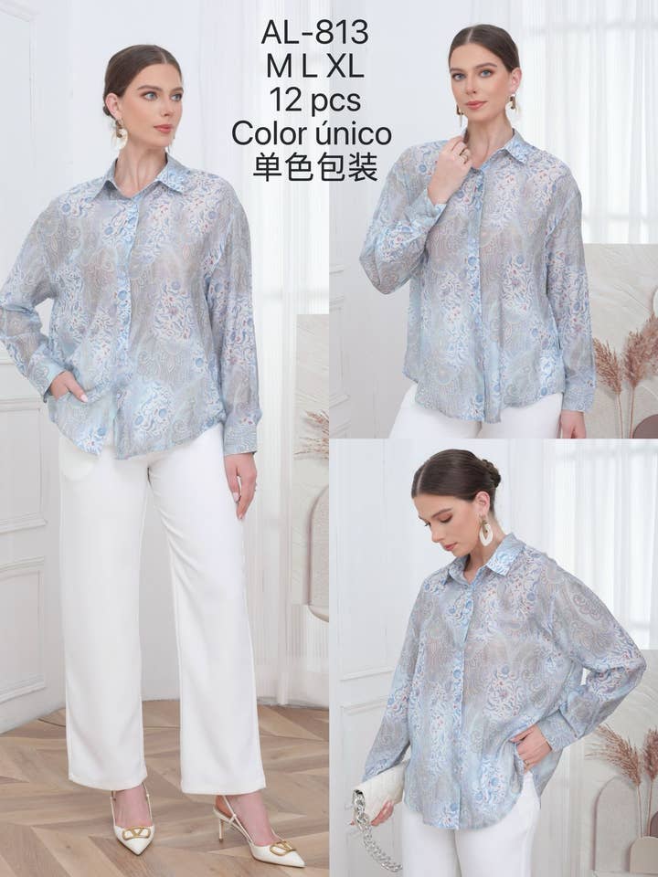 PRINTED SHIRT for wholesale by SWEET MAGIC MODA Y COMPLEMENTOS