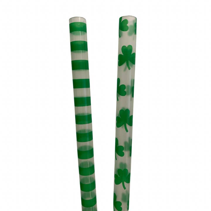 St. Patrick’s Straw Pair (16oz) for wholesale by OMG Cups!