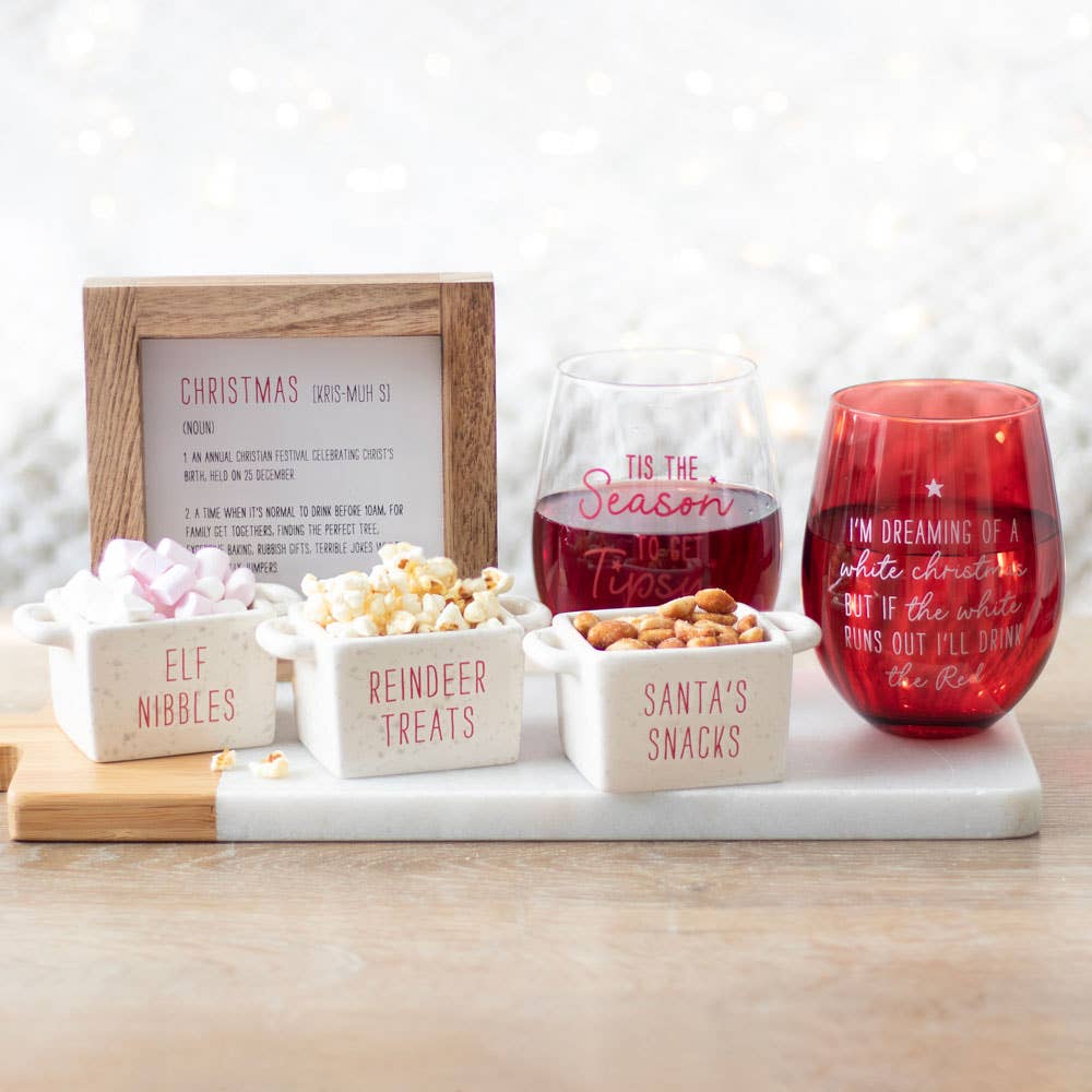 Something Different Wholesale - Wholesale Wine Glass - Season to Get Tipsy Stemless Christmas Glass5