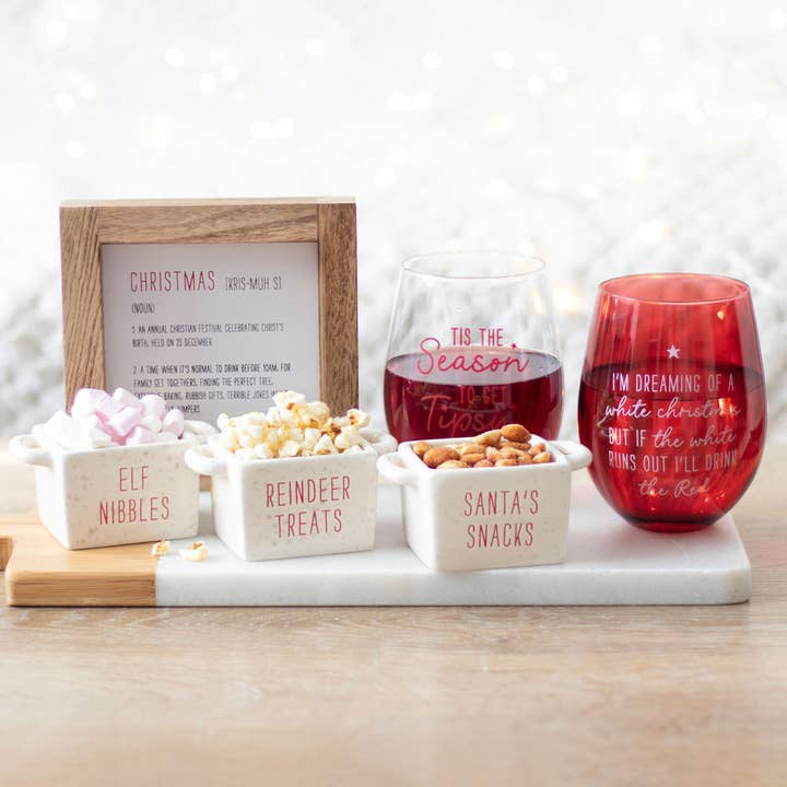 Something Different Wholesale – Großhandel Weingläser – Weihnachtsglas ohne Stiel von Season to Get Tipsy5