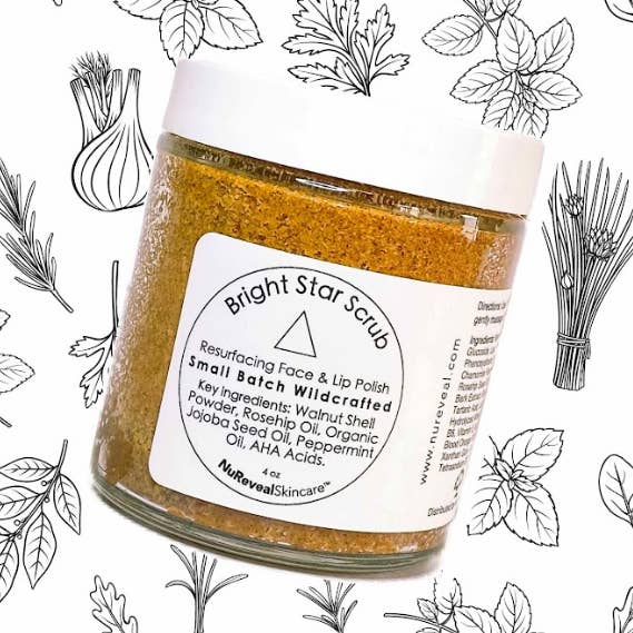 BRIGHT STAR SCRUB △ Resurfacing Face & Lip Polish for wholesale by NuRevealSkincare