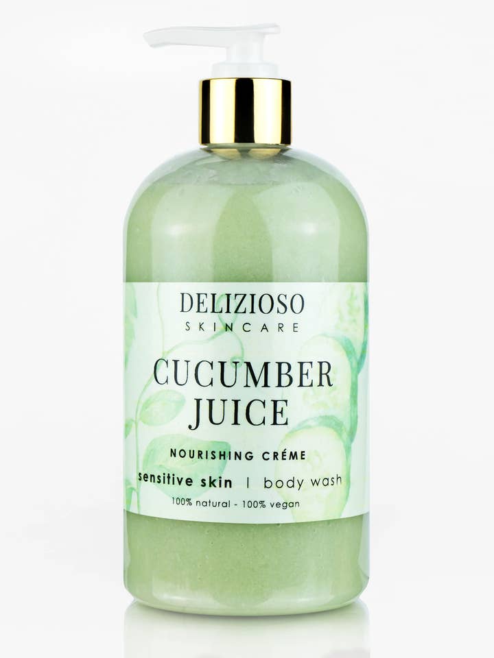Gurka juice Känslig Hand & Kro för wholesale av Delizioso Skincare Inc.
