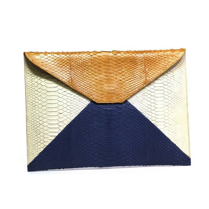 W. H. Petronela - Wholesale Clutch Bag - Women's - 2127 Python Clutch