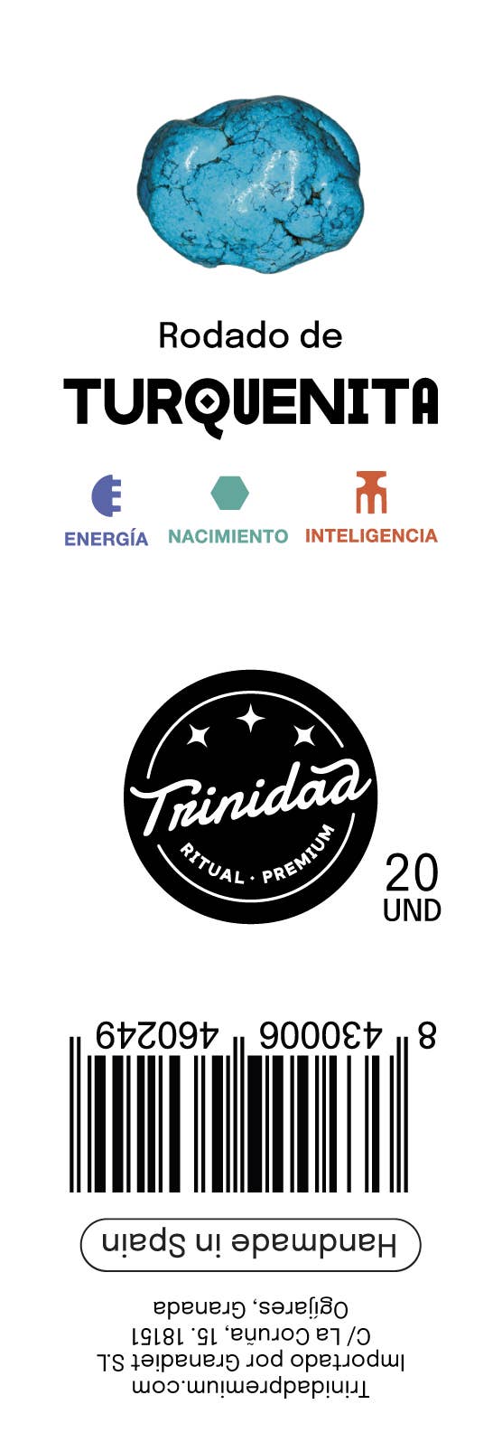 trinidad – Pedra/cristal espiritual por atacado – Pacote com 20 unidades de turquenita2