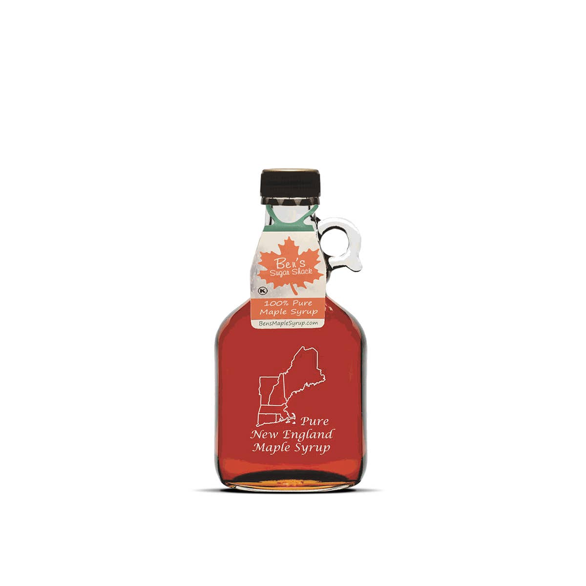 Ben's Sugar Shack - Wholesale Maple Syrup - Maple Syrup in New England Glass 8.45 Oz