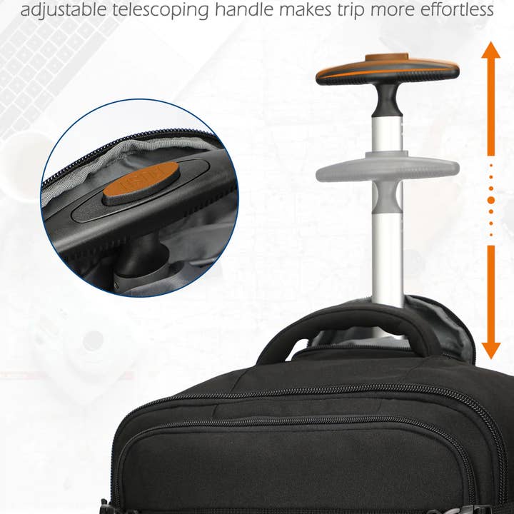 Hynes Eagle - Wholesale Backpack - Unisex - Hynes Eagle GlidePath 42L Rolling Backpack