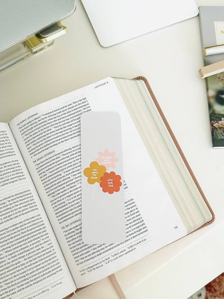 Romans 8:28, Faith Based Bookmark for wholesale by Grow in Grace