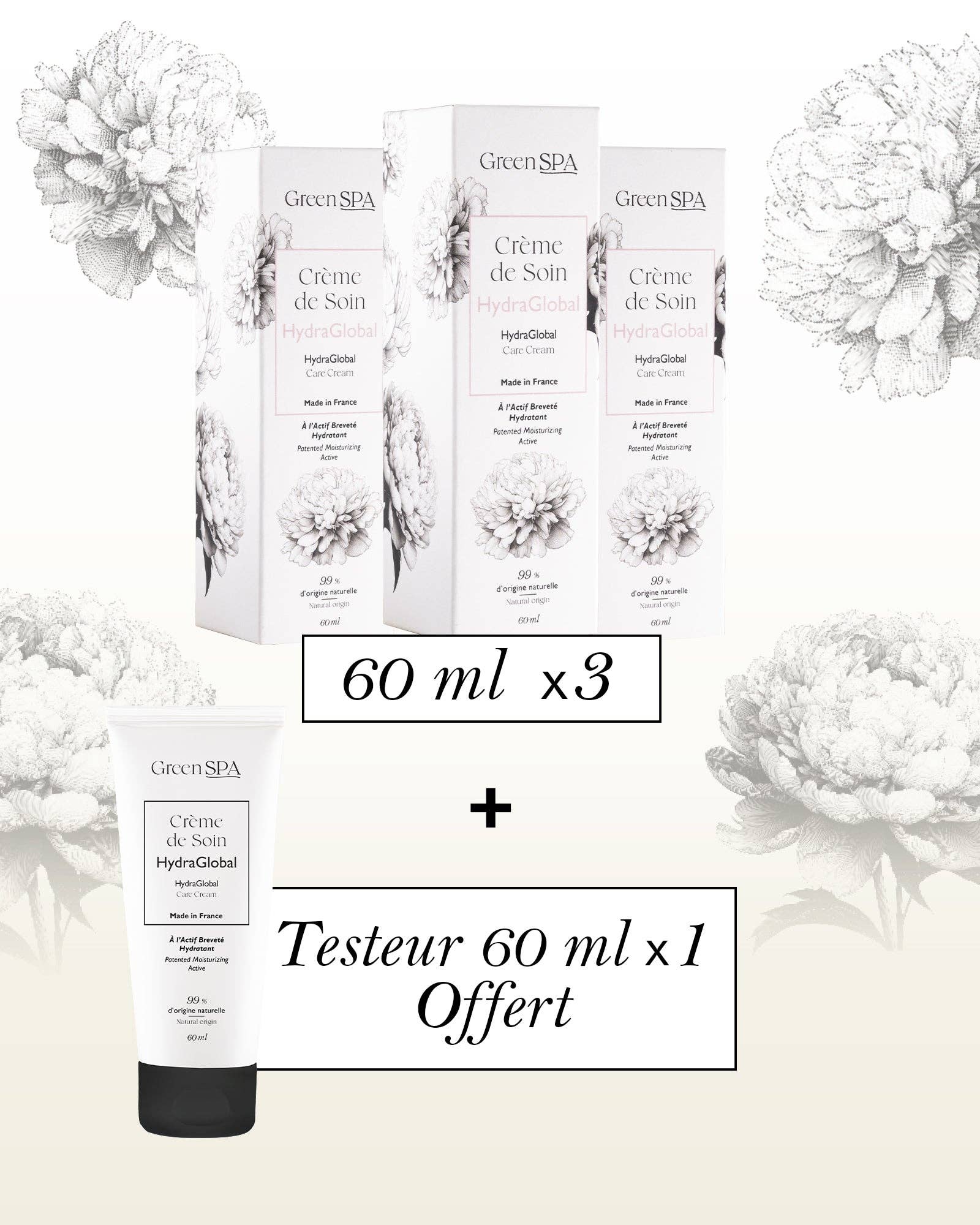 Green Spa - Wholesale Facial Moisturizer - HydraGlobal Care Cream3