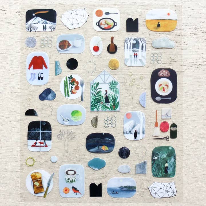 「FUNJI」In Japan - Wholesale Sticker - Nishi Shuku Japanese Sticker Sheets – Garden & SCENE Designs9